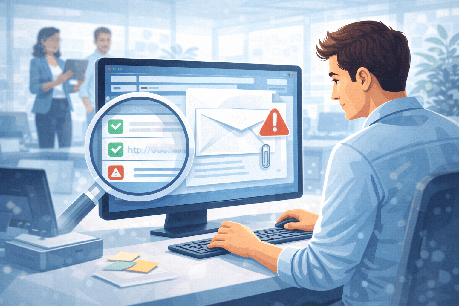 Klaslokaal met trainer