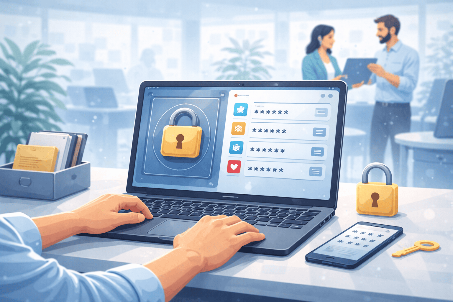 Klaslokaal met trainer